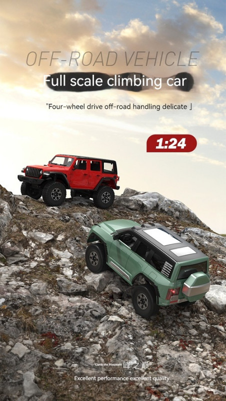Радиоуправляемый внедорожник SG PINECONE FOREST (#SG-2403E) 1/28 2.4G 4WD Wrangler RC Crawler Car SG-2403E Red