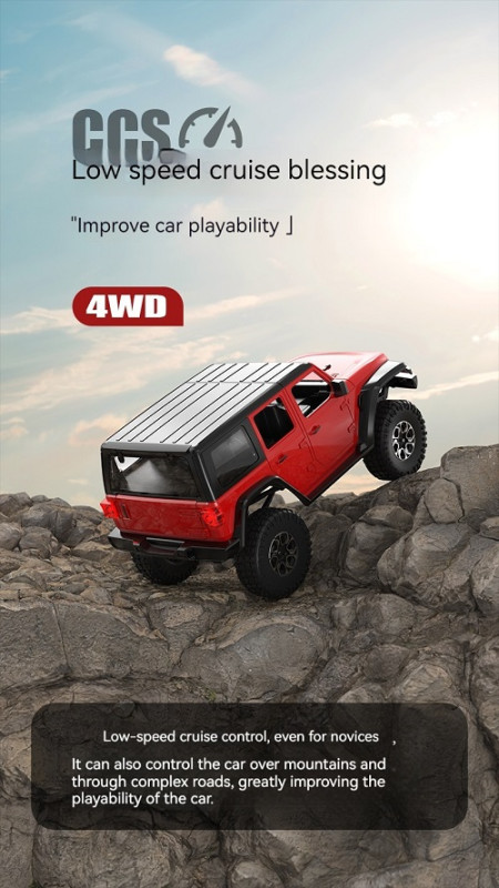 Радиоуправляемый внедорожник SG PINECONE FOREST (#SG-2403E) 1/28 2.4G 4WD Wrangler RC Crawler Car SG-2403E Red