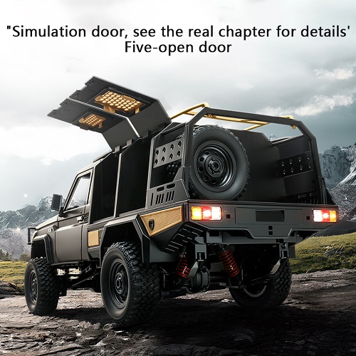 Радиоуправляемый внедорожник MN Hobby (#SG-MN-82S) 1/12 2.4G 4WD RC Car silver/Black