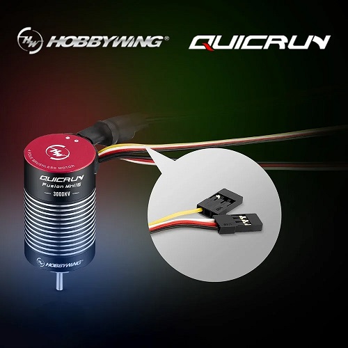 Бесколлекторная система Hobby Wing (#QR-mini16-3000kv) QUICRUN Fusion mini16 3000kv 2-IN-1