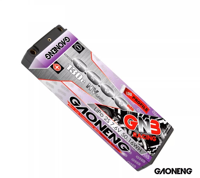 Аккумулятор Li-Po GAONENG (#GNB66002S130iHV) GNB6600mAh 2S 7.6V 130C 5.0 RC