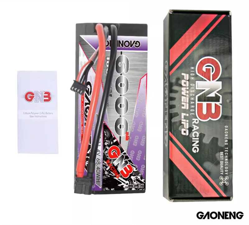 Аккумулятор Li-Po GAONENG (#GNB60003S130WHV) GNB Lipo 6000MAH 3S 11.1V 130C