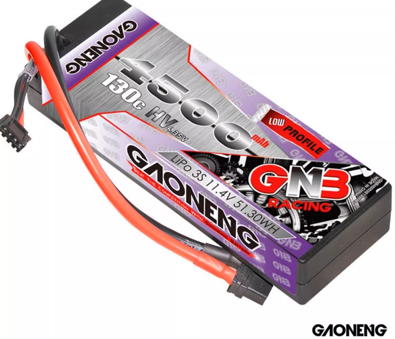 Аккумулятор Li-Po GAONENG (#GNB45003S130WHV) GNB4500mAh 3S 11.1V 130C  RC