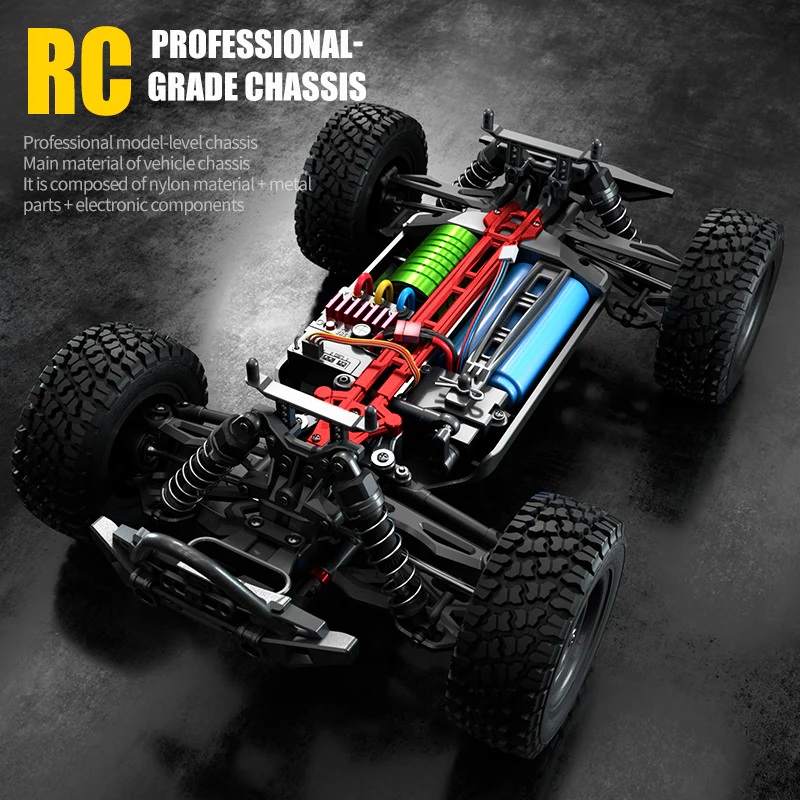 Радиоуправляемая модель багги SuChiYu (#SCY16201PRO) TOP RACING SERIES RAPID 4WD 1:16 RTR 2.4GHz