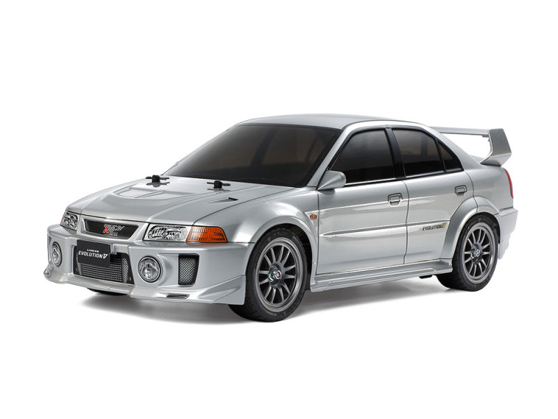 Радиоуправляемая раллийная модель Tamiya (#58713) 1/10 SCALE R/C 4WD HIGH PERFORMANCE RACING CAR MITSUBISHI LANCER EVOLUTION Ⅴ (TT-02 CHASSIS)