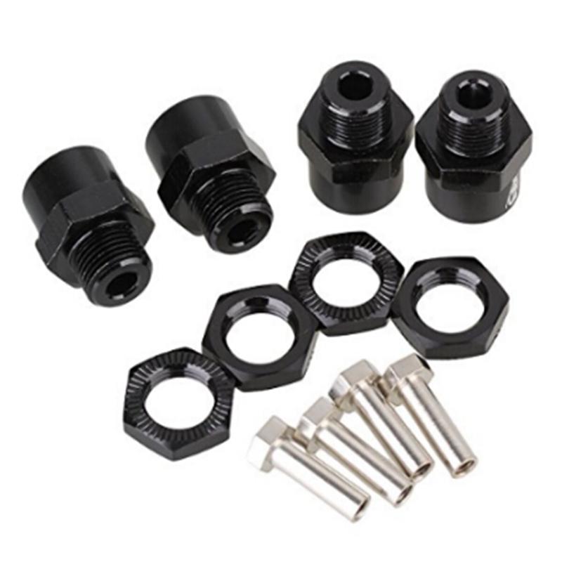 Хексы RCTurn (#RTWH03B1) Wheel Hex Adaptor 12mm to 17mm  4pcs/set, Extended 10mm
