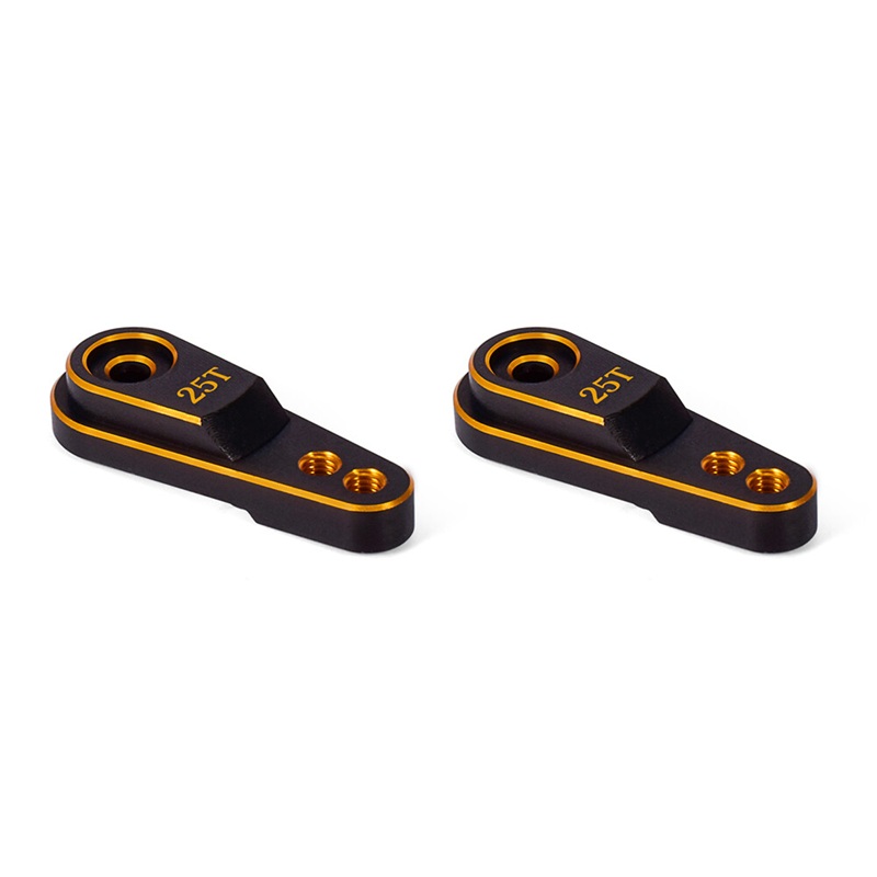 Сервосейвер RCTurn (#RTSA05V201GD) Aluminium RC Servo Horns - 25T 32x12.5mm: Gold  L=18/22mm