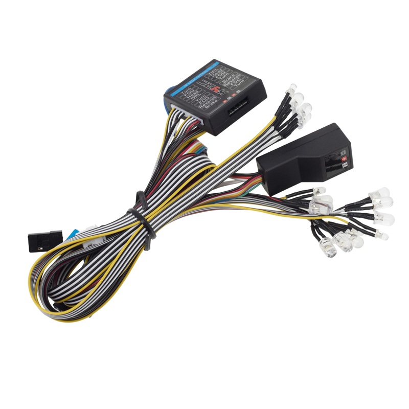 Блок света RCTurn (#RTX4V2L02) Full Control 14 Leads LED Light Set with Controllers for 1/10 RC Crawlers Lead Dia: 3mm / 5mm