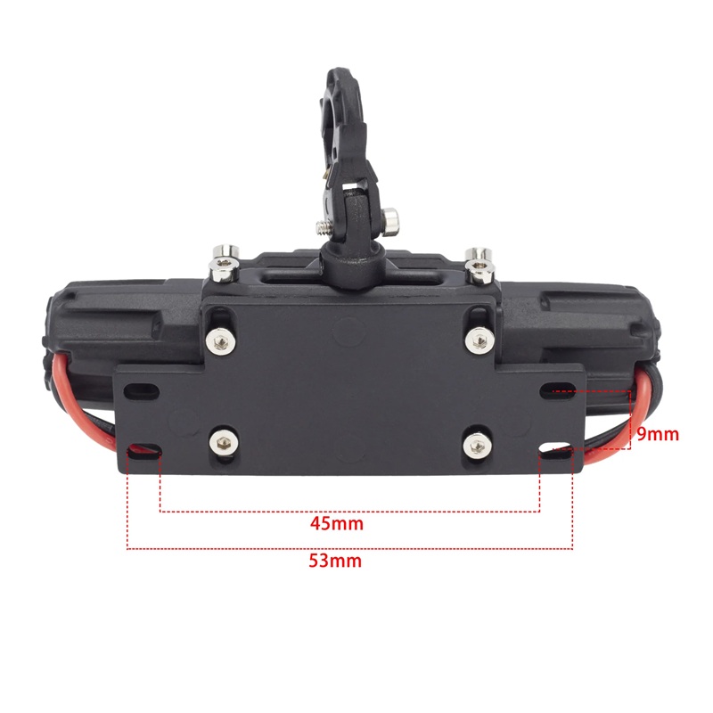 Лебёдка RCTurn (#RTEW011C1) Metal RC Crawler Mini Electric 1/10 Winch - Black