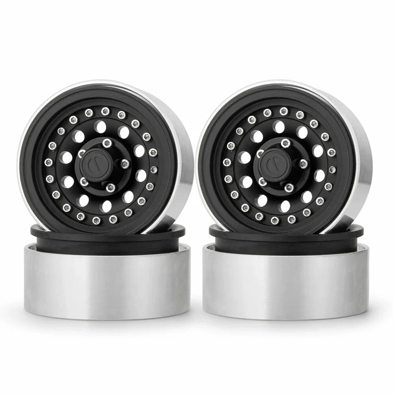 Диски бедлоки RCTurn (#RTCW1924C1B) 1.9" Aluminum Beadlock Crawler Wheels 4pcs