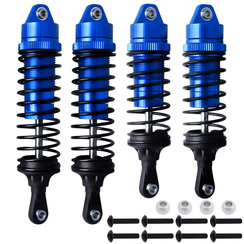 Амортизаторы RCTurn (#SCT100A2) Alumium Rear Spring Set - Blue for Traxxas Stampede Slash Rustler 4x4