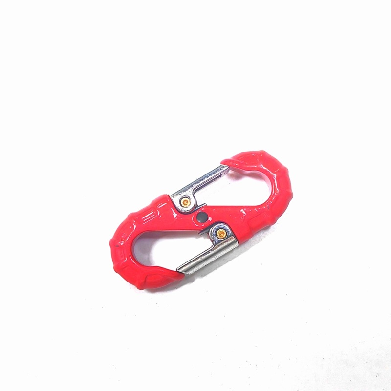 Крюк металлический RCTurn (#RTSM14V24RD) 1/10 Scale Accessories S-Type Tow Hook Shackle for RC Crawler: Red 30x12.5mm