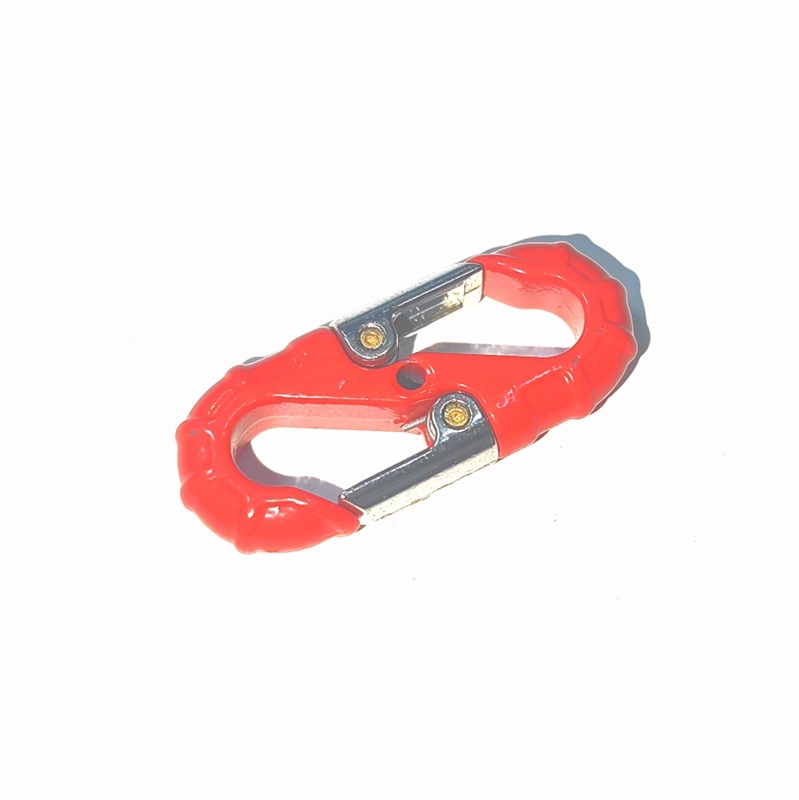Крюк металлический RCTurn (#RTSM14V24RD) 1/10 Scale Accessories S-Type Tow Hook Shackle for RC Crawler: Red 30x12.5mm