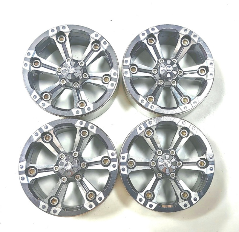 Диски бедлоки RCTurn (#RTCW19004D) Cool Fork Ti-color 1.9" Aluminum Beadlock Crawler Wheels 4pcs