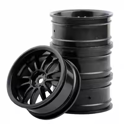 Диски RC-Avtomag (#AV-601B) Black 10 Spokes Wheel 26mm (+5) 4 шт.