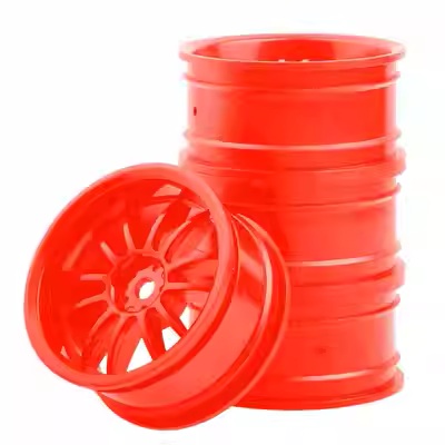 Диски RC-Avtomag (#AV-604R) Red 10 Spokes Wheel 26mm (+5) 4 шт.