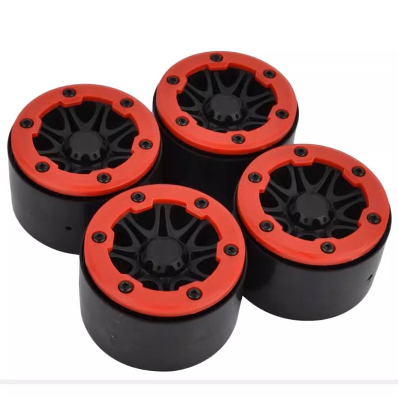 Диски бедлоки RCW8 (#AX2012RD) 2.2  8 Spoke Beadlock Wheel w/Wheel Hub 4pcs