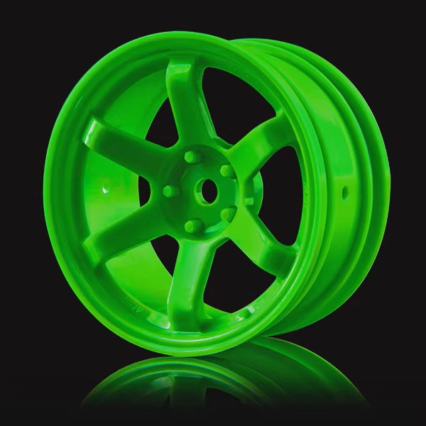 Диски MST (#832301G) Green TE37 High Traction Wheel (+6) (2)