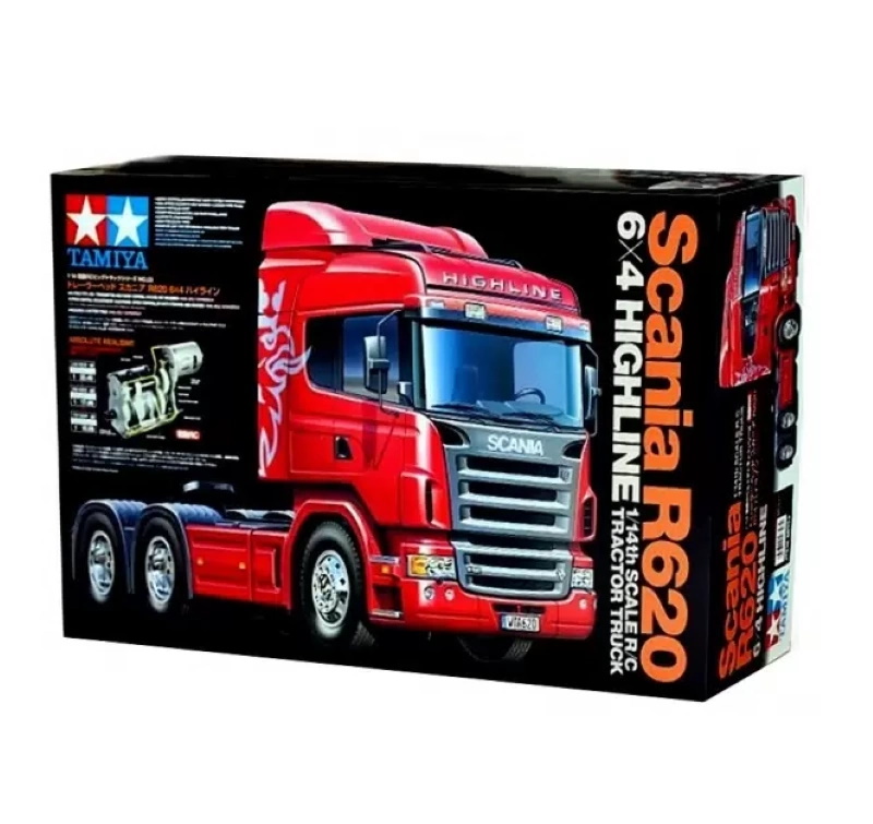 Радиоуправляемый грузовик Tamiya (#56323) Scania R620 6x4 1/14
