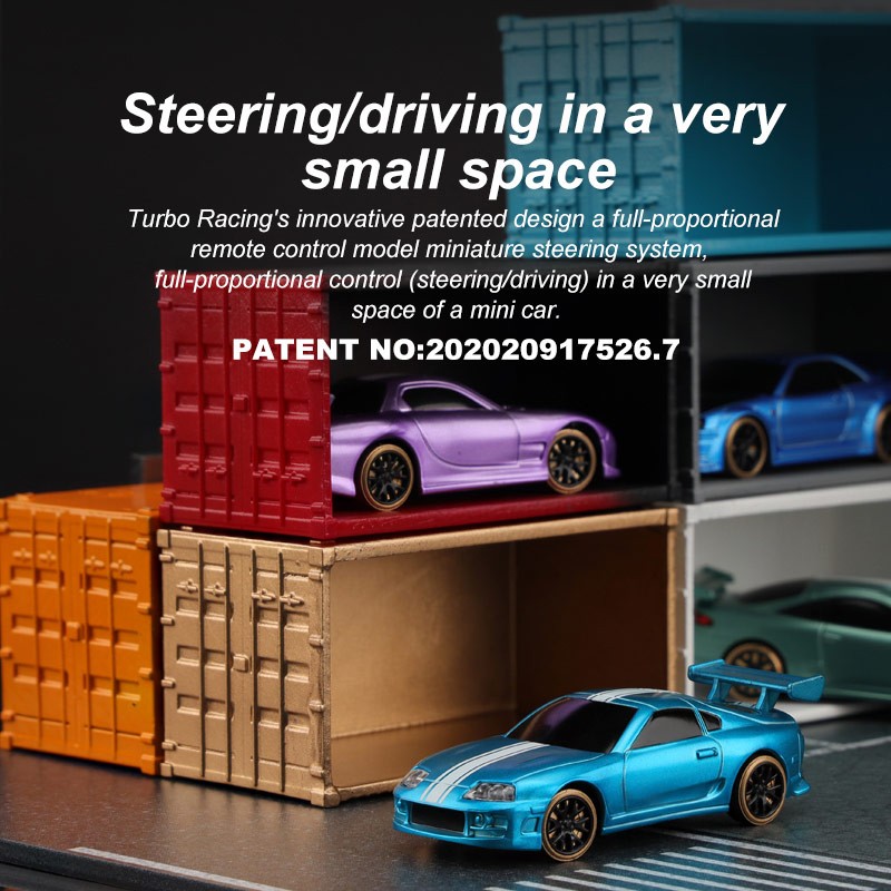 Радиоуправляемая модель для дрифта TurboRacing (#C61) RWD 1:76 RTR 2.4GHz