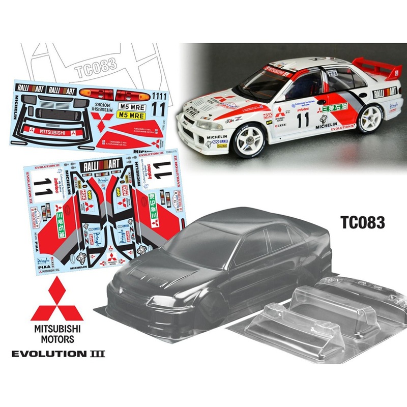 Кузов TeamC (#TC083) 1/10 Mitsubishi III, 190mm