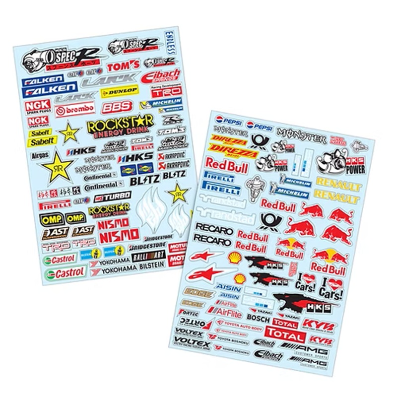 Наклейки TeamC (#TC918) 1/10 Sticker, A4