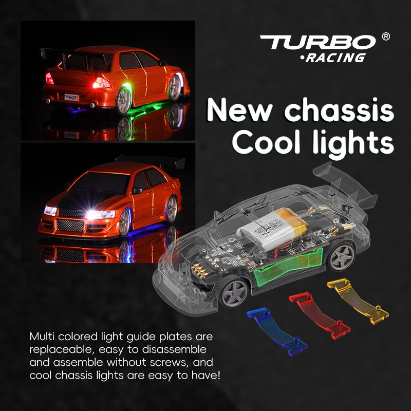 Радиоуправляемая шоссейная модель TurboRacing (#C76) RWD 1:76 RTR 2.4GHz