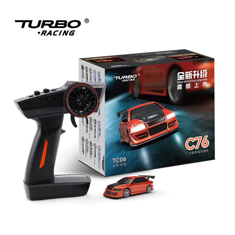 Радиоуправляемая шоссейная модель TurboRacing (#C76) RWD 1:76 RTR 2.4GHz