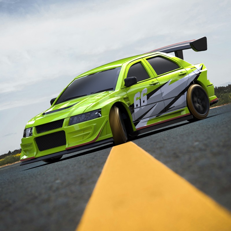 Радиоуправляемая модель для дрифта TurboRacing (#C66) RWD 1:76 RTR 2.4GHz