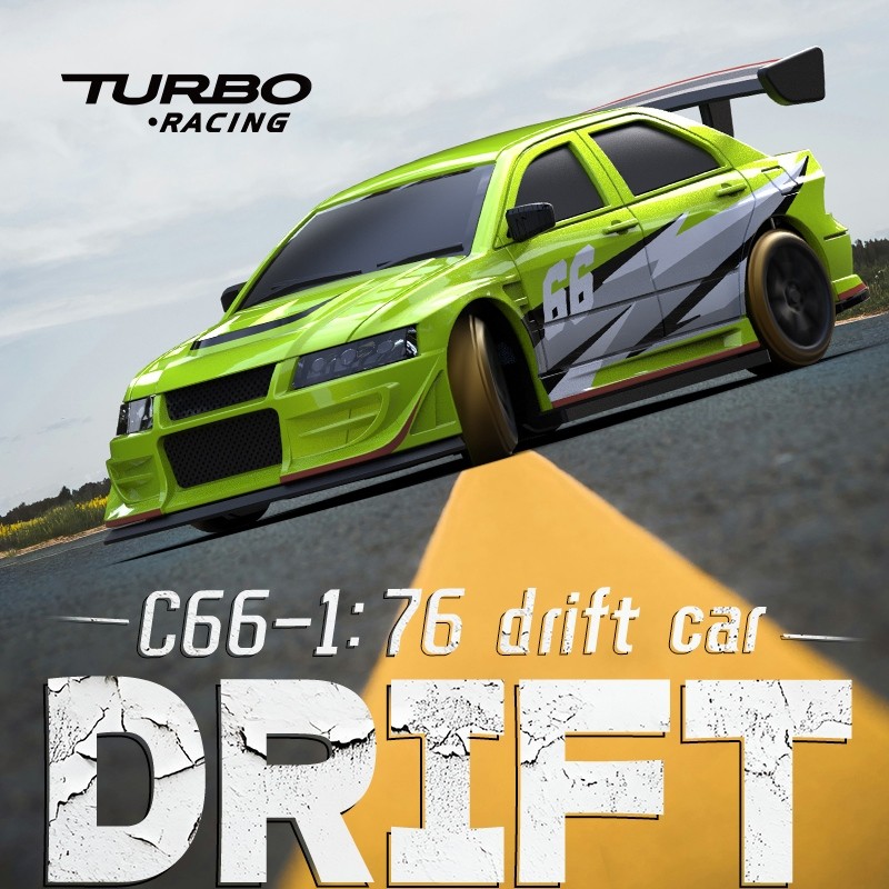 Радиоуправляемая модель для дрифта TurboRacing (#C66) RWD 1:76 RTR 2.4GHz