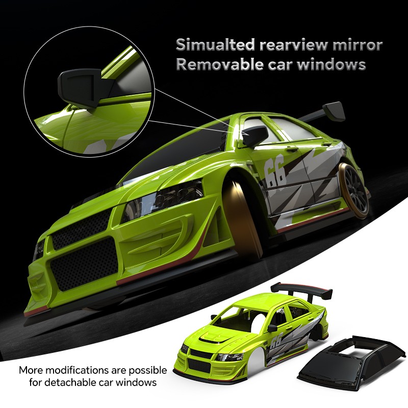 Радиоуправляемая модель для дрифта TurboRacing (#C66) RWD 1:76 RTR 2.4GHz