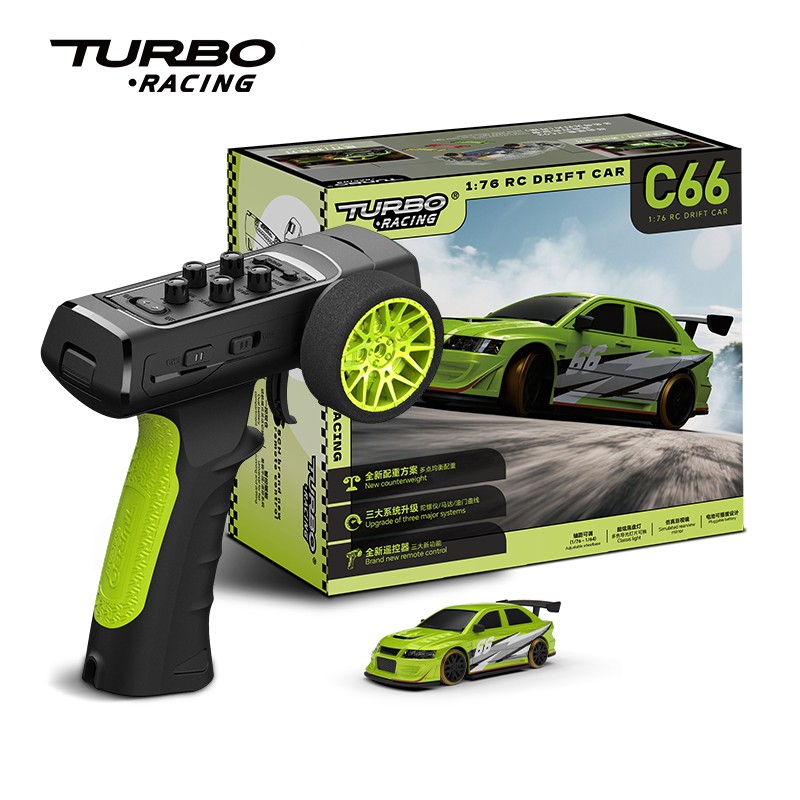 Радиоуправляемая модель для дрифта TurboRacing (#C66) RWD 1:76 RTR 2.4GHz