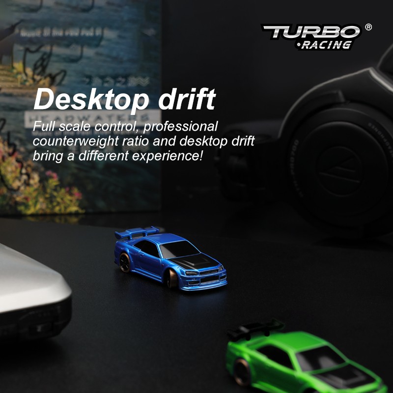 Радиоуправляемая модель для дрифта TurboRacing (#C64) RWD 1:76 RTR 2.4GHz