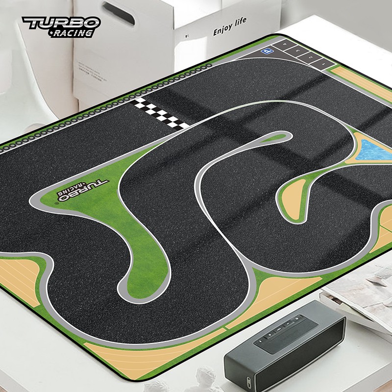 Трасса для шоссейно-кольцевых гонок TurboRacing (#760050) Mini Car Race Track Mat 1/76