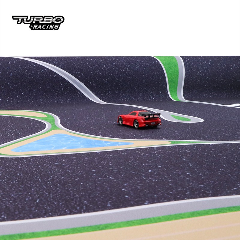 Трасса для шоссейно-кольцевых гонок TurboRacing (#760050) Mini Car Race Track Mat 1/76