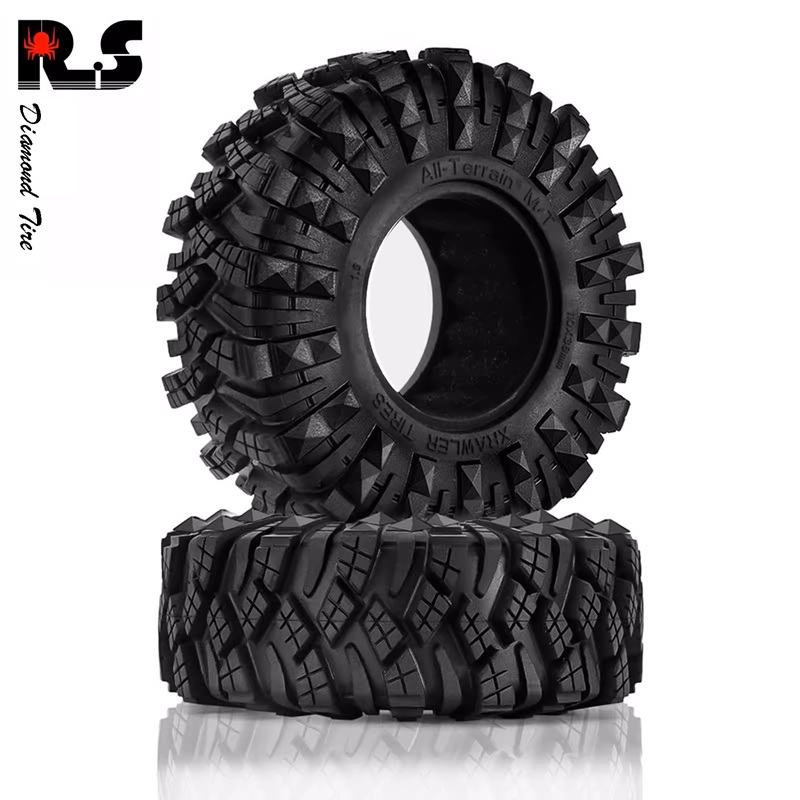 Шины внедорожные Off-Road Red Spider (#RS131) 1/10 1.9 AXIAL scx10 TRX4 110mm  4шт.