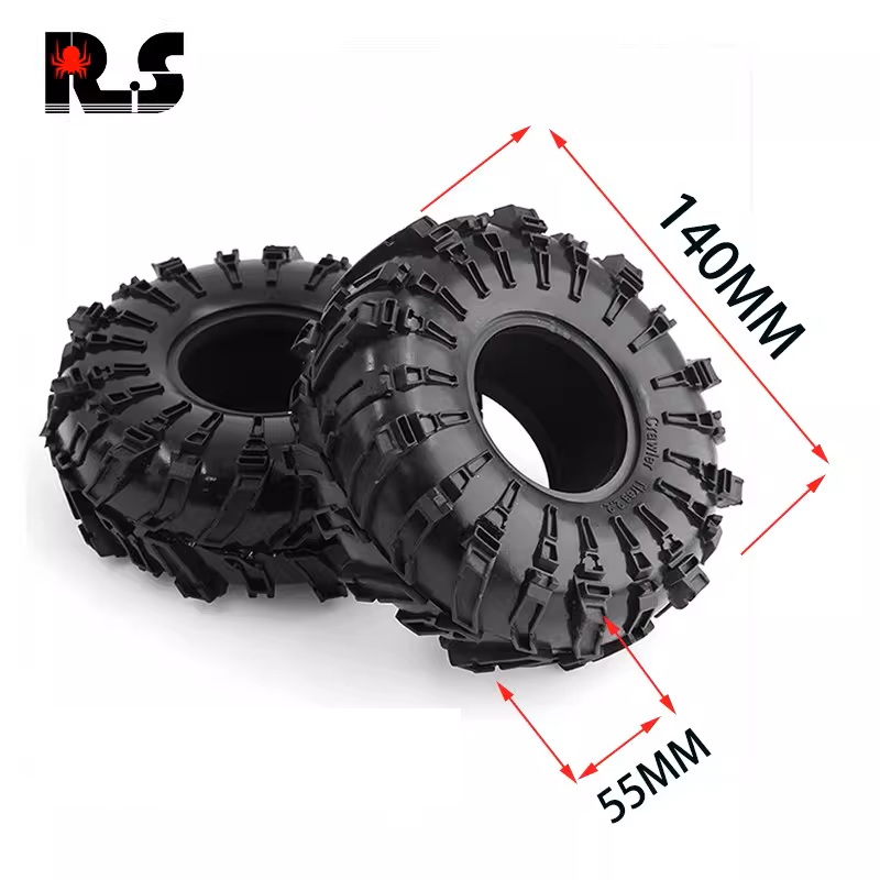 Шины внедорожные Off-Road Red Spider (#RS55) 1/10 2.2 AXIAL TRX4 140mm  4шт.