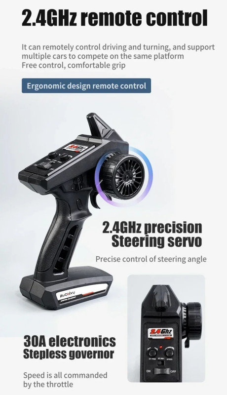Радиоуправляемая модель монстра SuChiYu (#SCY16103PRO) 1/16 scale 2,4Ghz 4WD off-road brushless rc baggy