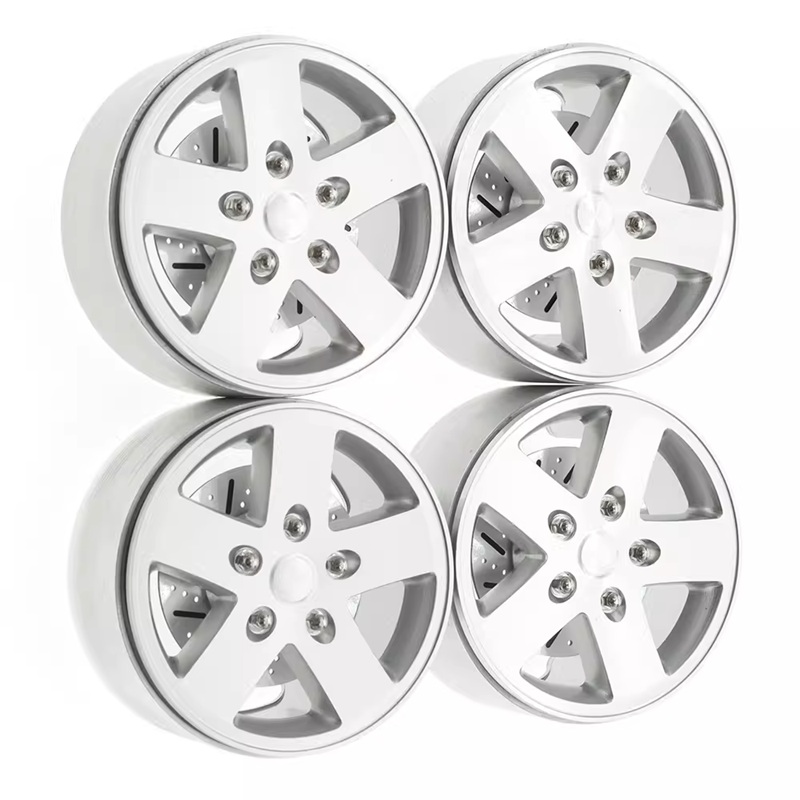 Диски бедлоки RC4X4 (#OT100045) 2.2 Aluminum CNC 5 Spoke Beadlock Wheel w/Wheel Hub 4pcs