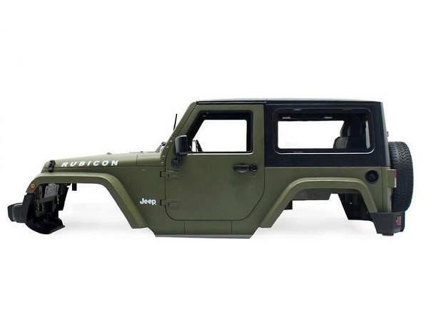 Кузов RC4x4 (#RubGreen) Rubicon Hard Plastic Body 1/10 SCX10/D90