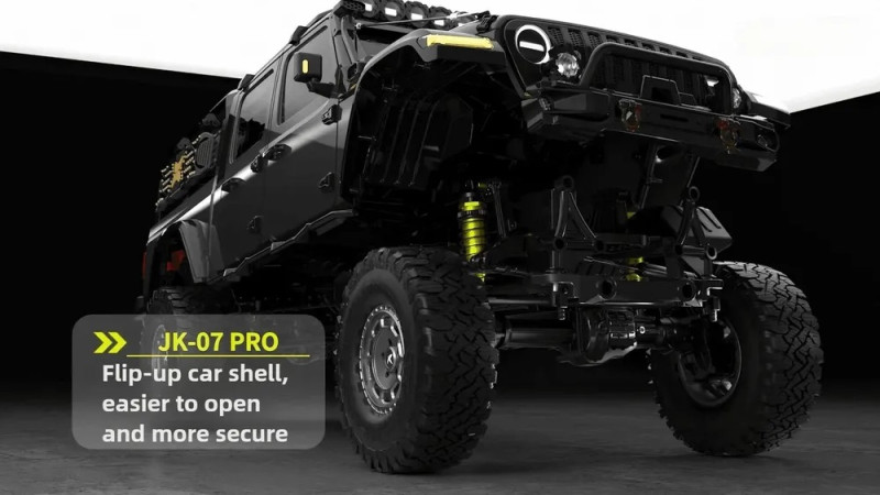 Радиоуправляемый внедорожник Rlaarlo (#JK07Pro) 1/7 Large Scale 4WD Brushless RTR RC Crawler