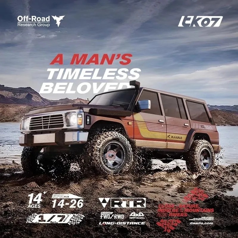 Радиоуправляемый внедорожник Rlaarlo (#TK07) 1/7 Scale 4WD Brushless RTR RC Crawler TK07