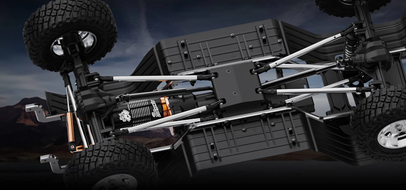Радиоуправляемый внедорожник Rlaarlo (#TK07) 1/7 Scale 4WD Brushless RTR RC Crawler TK07
