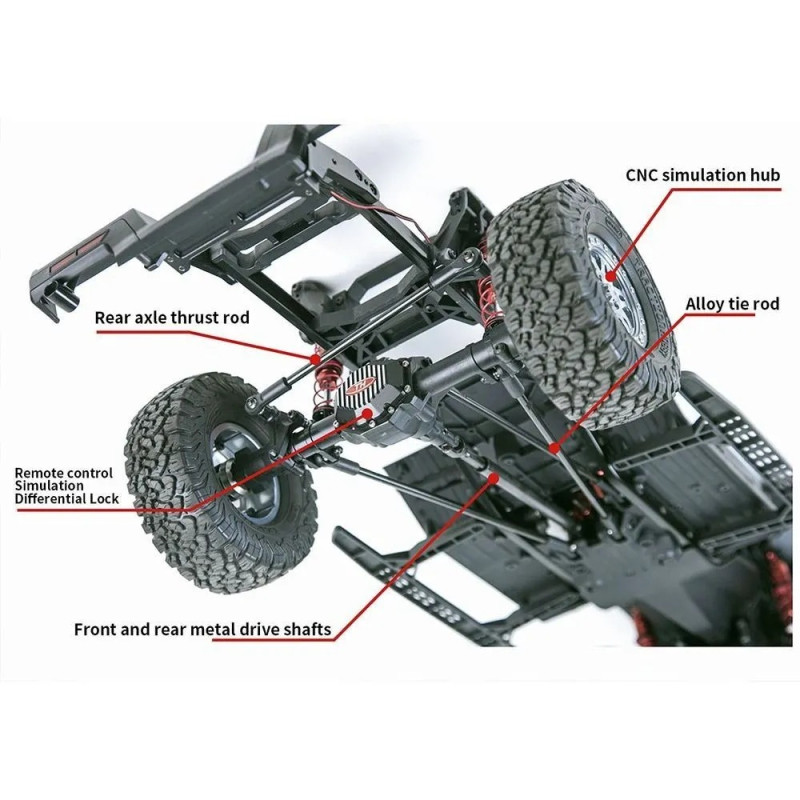 Радиоуправляемый внедорожник Traction Hobby (#F150White) 1/8 Ford Raptor F150