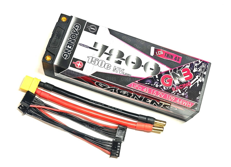 Аккумулятор Li-Po GAONENG (#GNB72004S150iHV) GNB7200mAh 4S 14.8V 150C  RC