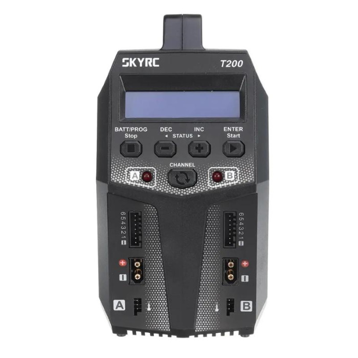 Зарядно-разрядное устройство на два канала SkyRC (#SK-100155-02) T200 Dual Balance Charger