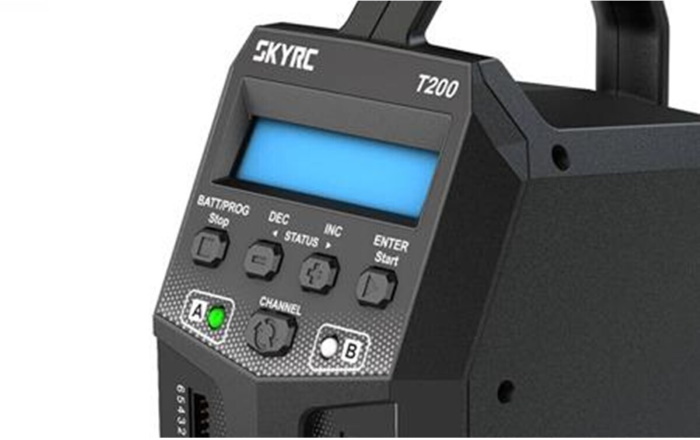 Зарядно-разрядное устройство на два канала SkyRC (#SK-100155-02) T200 Dual Balance Charger