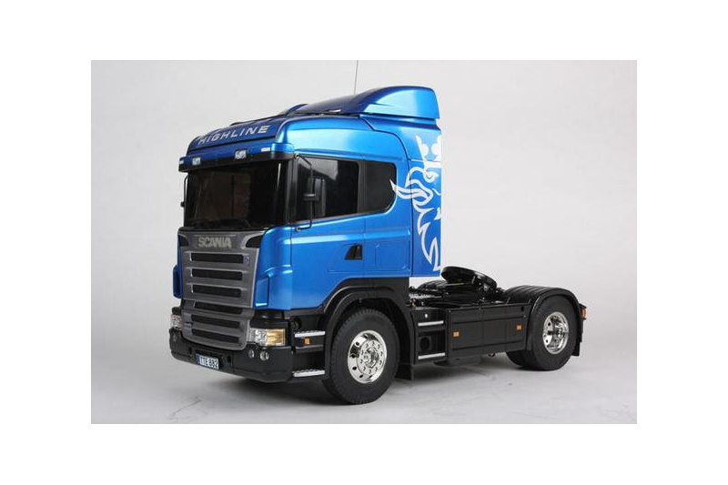 Радиоуправляемый грузовик Tamiya (#56318) 1/14 R/C SCANIA R470 HIGHLINE (BLUE EDITION)