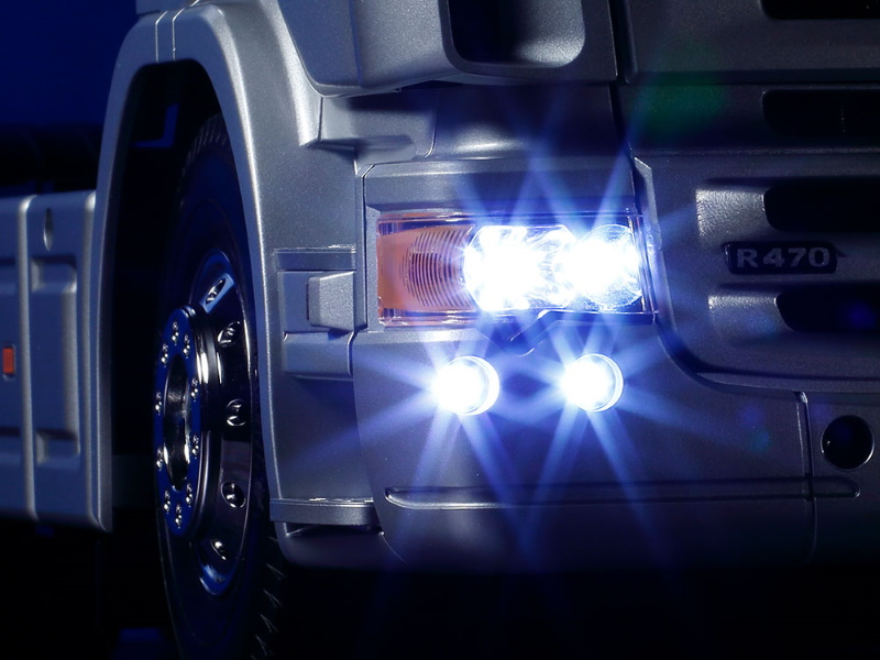 Радиоуправляемый грузовик Tamiya (#56318) 1/14 R/C SCANIA R470 HIGHLINE (BLUE EDITION)