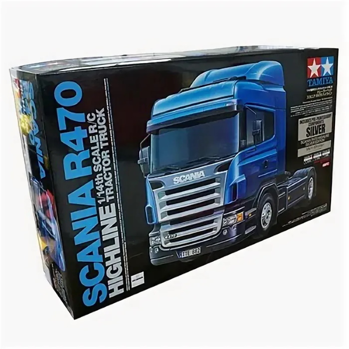 Радиоуправляемый грузовик Tamiya (#56318) 1/14 R/C SCANIA R470 HIGHLINE (BLUE EDITION)